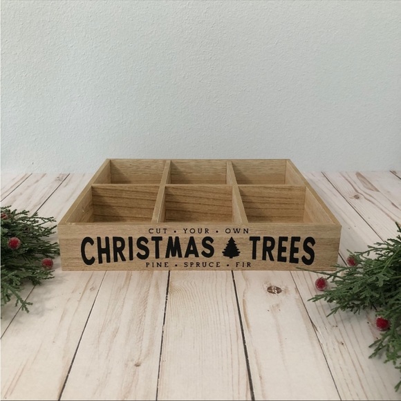 Target Holiday Target Decorative Cubby Tray Christmas Trees